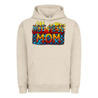 Pigment French Oak Hot mess mom Mother's Day Urban Hoodie - FaDigitalArtStudio