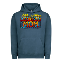 Pigment Midnight Navy Hot mess mom Mother's Day Urban Hoodie - FaDigitalArtStudio