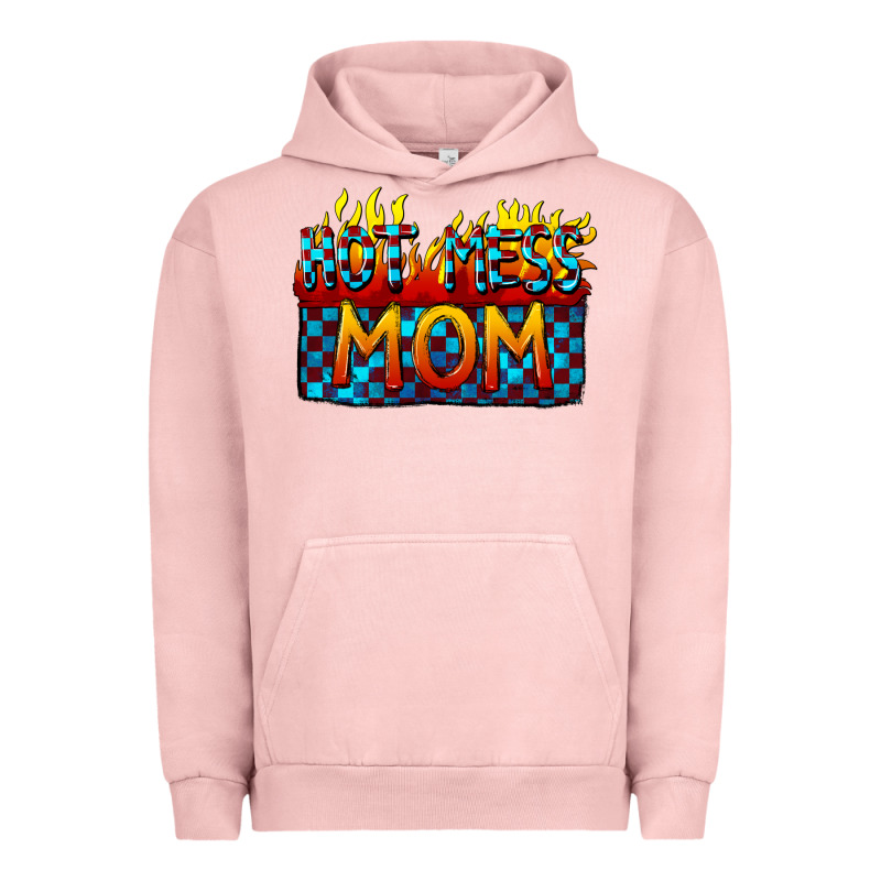 Hot Mess Mom Mother's Day Urban Hoodie by FaDigitalArtStudio | Teevron