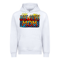 White Hot mess mom Mother's Day Urban Hoodie - FaDigitalArtStudio