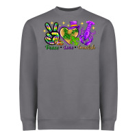 Storm peace love crawfish Heavyweight Sweatshirt - NancyCooperArtShop