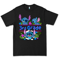 Black preview flower stitch 3rd grade Premium Tee - AdoDesignShop