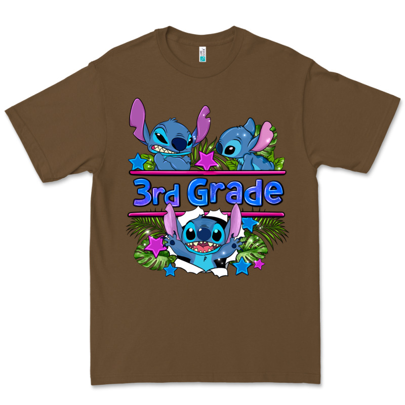 Preview Flower Stitch 3rd Grade Premium Tee by AdoDesignShop | Teevron