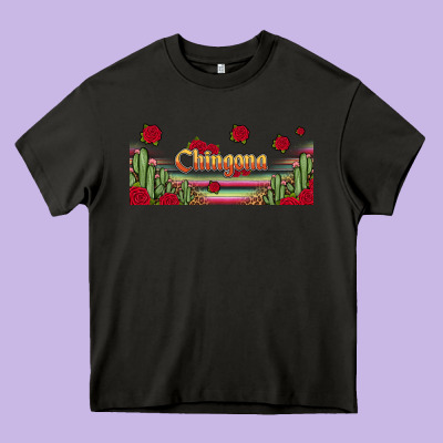 Chingona 16oz Libbey Cup Heavy Core Tee Designed By Hra Design Shop