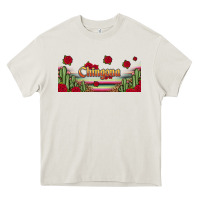 Cream chingona 16oz libbey cup Heavy Core Tee - HRA Design Shop