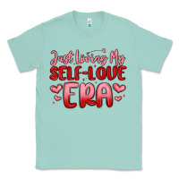 Seafoam just loving my self love era Classic Tee - MaliasSmallBusiness