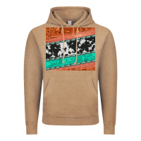 Vintage Coffee western turquoise gemstone cowhide  leather tumbler Vintage Hoodie - Jasminsmagicworld
