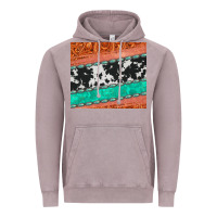 Western Turquoise Gemstone Cowhide  Leather Tumbler Vintage Hoodie | Teevron
