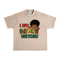 French Oak i am black history black boy Urban Heavy Tee - MaliasSmallBusiness