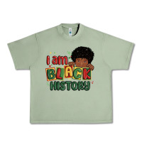 Oil Green i am black history black boy Urban Heavy Tee - MaliasSmallBusiness