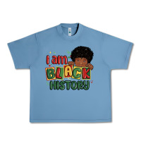 Pebble Blue i am black history black boy Urban Heavy Tee - MaliasSmallBusiness