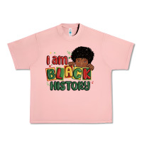 Salmon i am black history black boy Urban Heavy Tee - MaliasSmallBusiness