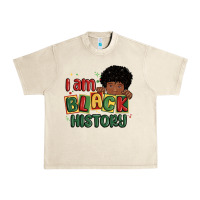 Sandshell i am black history black boy Urban Heavy Tee - MaliasSmallBusiness