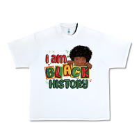 White i am black history black boy Urban Heavy Tee - MaliasSmallBusiness