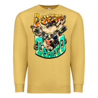Antique Gold Can't be tamed cow Premium Sweatshirt - HowdyJamesFarm