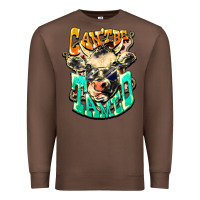 Chestnut Can't be tamed cow Premium Sweatshirt - HowdyJamesFarm