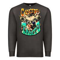 Smoke Can't be tamed cow Premium Sweatshirt - HowdyJamesFarm