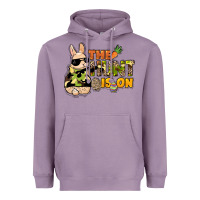 Lavender The hunt is on Easter Day Heavyweight Hoodie - HowdyJamesFarm