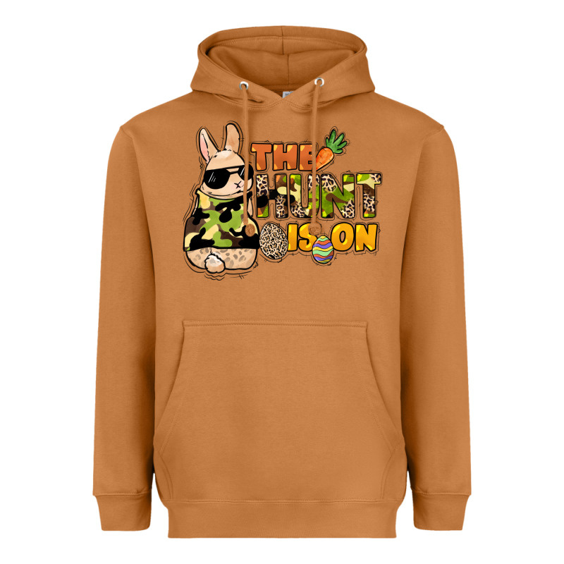 The Hunt Is On Easter Day Heavyweight Hoodie by HowdyJamesFarm | Teevron