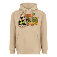 Mushroom The hunt is on Easter Day Heavyweight Hoodie - HowdyJamesFarm