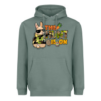 Sage The hunt is on Easter Day Heavyweight Hoodie - HowdyJamesFarm