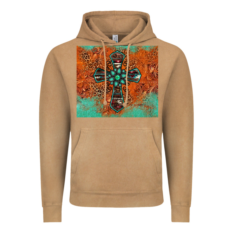Western Cross Tumbler Vintage Hoodie by Jasminsmagicworld | Teevron