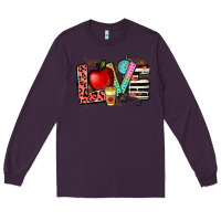 Plum love teacher Long Sleeve Tee - NancyCooperArtShop
