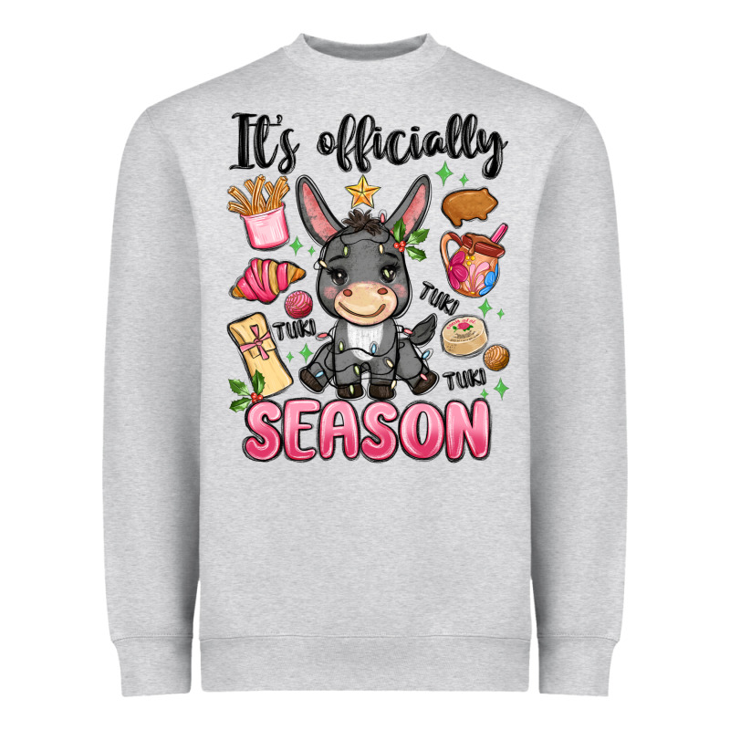 Its Officially Season Heavyweight Sweatshirt by MaliasSmallBusiness | Teevron
