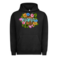 Pigment Black Mama Mother's Day Urban Hoodie - FaDigitalArtStudio