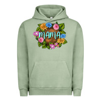 Pigment Oil Green Mama Mother's Day Urban Hoodie - FaDigitalArtStudio