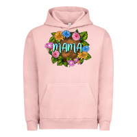 Pigment Salmon Mama Mother's Day Urban Hoodie - FaDigitalArtStudio