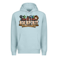 Blue Mist Small town big spirit Baseball Premium Hoodie - HowdyJamesFarm