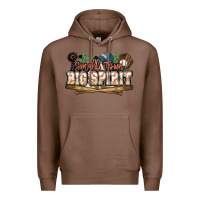 Chestnut Small town big spirit Baseball Premium Hoodie - HowdyJamesFarm