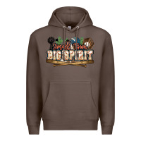 Coffee Small town big spirit Baseball Premium Hoodie - HowdyJamesFarm