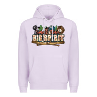 Lilac Small town big spirit Baseball Premium Hoodie - HowdyJamesFarm