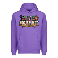 Purple Small town big spirit Baseball Premium Hoodie - HowdyJamesFarm