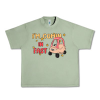 Oil Green i'm comin in fast Urban Heavy Tee - MaliasSmallBusiness