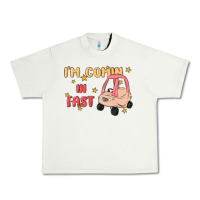 Pistachio i'm comin in fast Urban Heavy Tee - MaliasSmallBusiness
