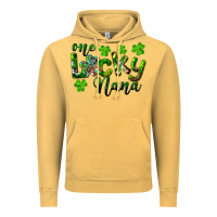 Vintage Mustard St. Patrick's Day One Lucky Nana Vintage Hoodie - RanaPortraitStore