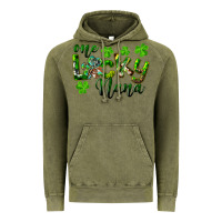 Vintage Olive St. Patrick's Day One Lucky Nana Vintage Hoodie - RanaPortraitStore