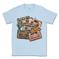 Dusty Blue 90s country cassette tapes Classic Tee - MaliasSmallBusiness