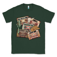 Sports Green 90s country cassette tapes Classic Tee - MaliasSmallBusiness