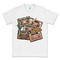 White 90s country cassette tapes Classic Tee - MaliasSmallBusiness