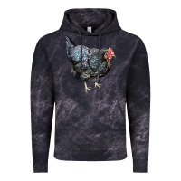 Cloud Black jersey giant chicken Vintage Hoodie - LillyAllenDesigns