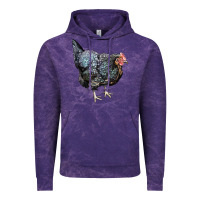Cloud Purple jersey giant chicken Vintage Hoodie - LillyAllenDesigns