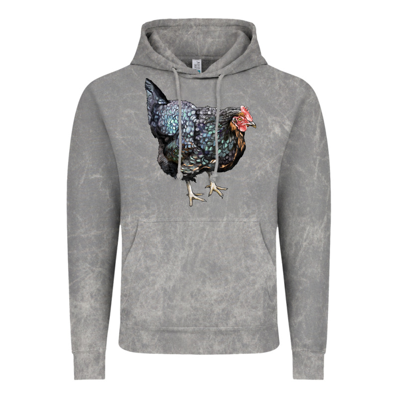 Jersey Giant Chicken Vintage Hoodie by LillyAllenDesigns | Teevron