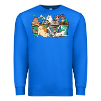 True Royal Dog coffee cups Premium Sweatshirt - HowdyJamesFarm