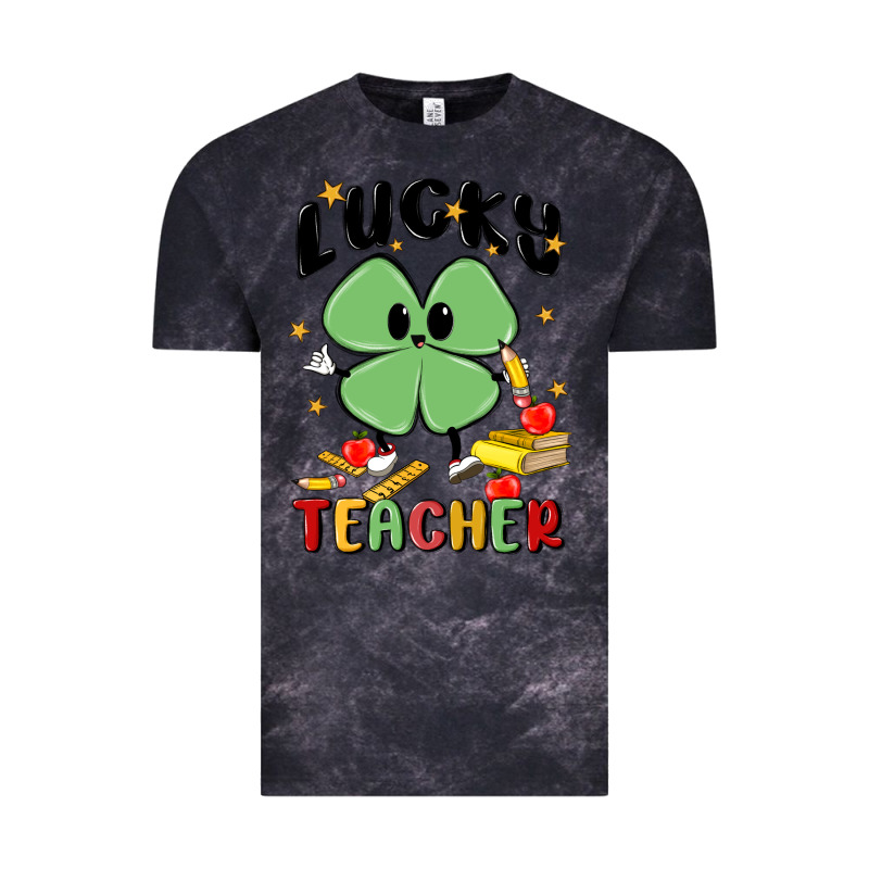 Lucky Teacher Vintage Tee by MaliasSmallBusiness | Teevron