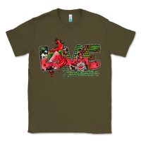 Army Green Love Summer Classic Tee - CowhideDigitalArt