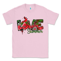 Bubblegum Pink Love Summer Classic Tee - CowhideDigitalArt